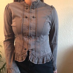 Vintage slightly distressed grey jacket